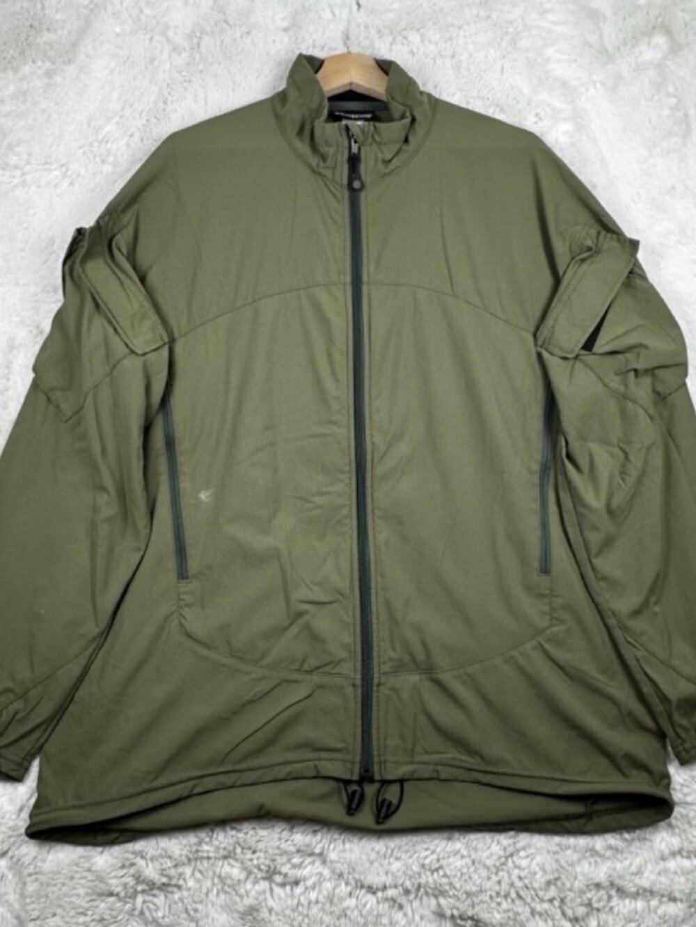 Patagonia Alpha Green Slingshot MARS Military Full Zip Jacket 19016 Made USA XL